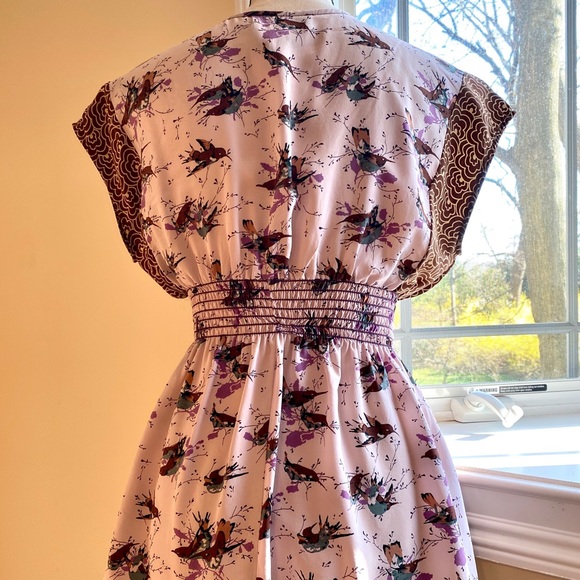 Gorgeous pattered silk blouse - Picture 4 of 7